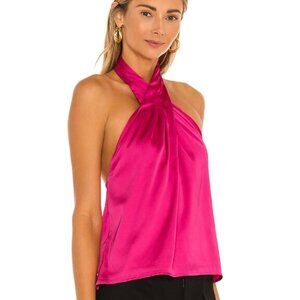 SUPERDOWN Amerie Pleated Halter Top